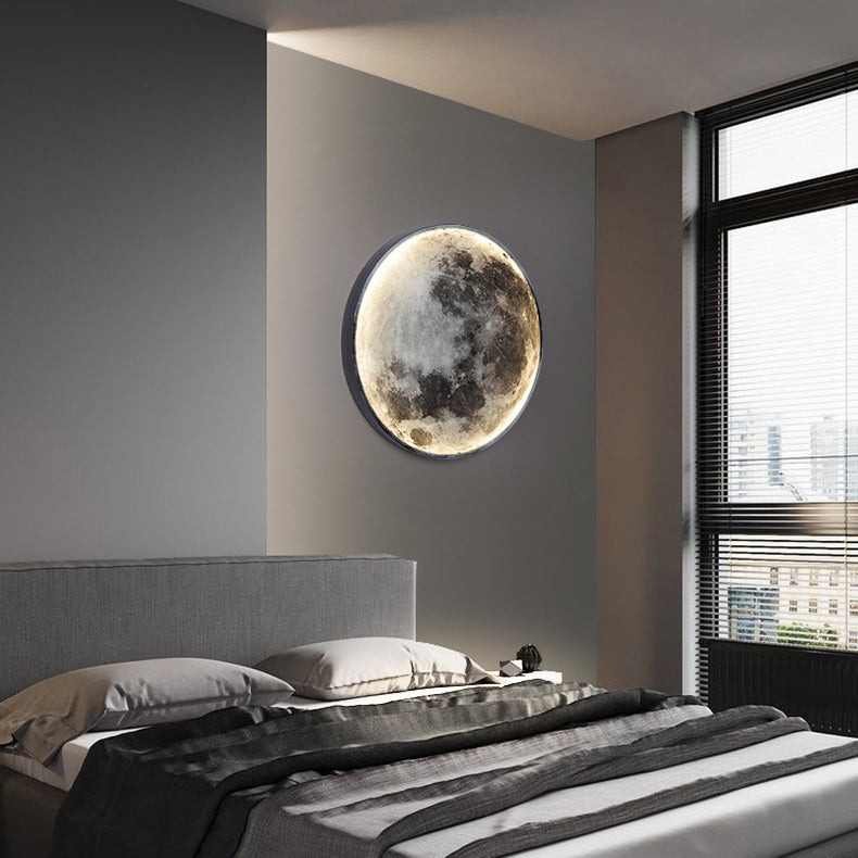 Creative Modern Moon Lamp Wall Light | Moon Wall Light | Pinglighting